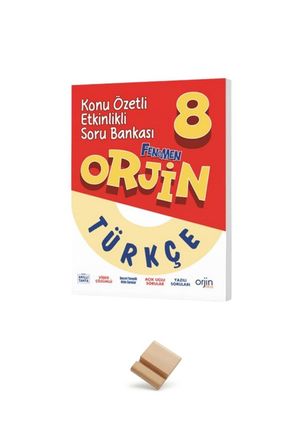 Orjin LGS 2027 Türkçe Konu Özetli Soru Bankası + Telefon Standı