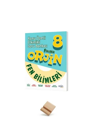 Orjin LGS 2027 Fen Bilimleri Konu Özetli Soru Bankası + Telefon Standı