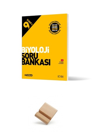 Hız 9. Sınıf Maarif Biyoloji Soru Bankası ve Telefon Standı