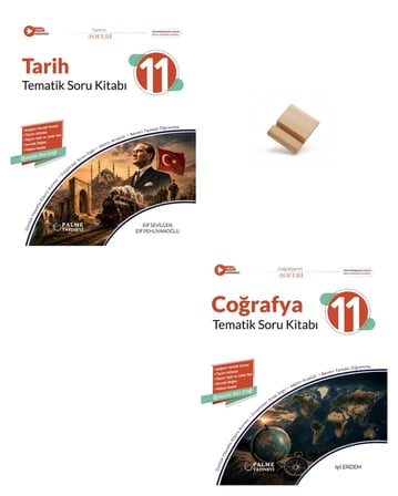 Palme 11. Sınıf Maarif Tematik Tarih ve Coğrafya Soru Kitabı + Telefon Standı