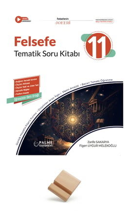 Palme 11. Sınıf Maarif Felsefe Tematik Soru Kitabı + Telefon Standı