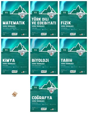 Okyanus 11. Sınıf Iceberg Tüm Dersler 7li Set Soru Bankası + Telefon Standı