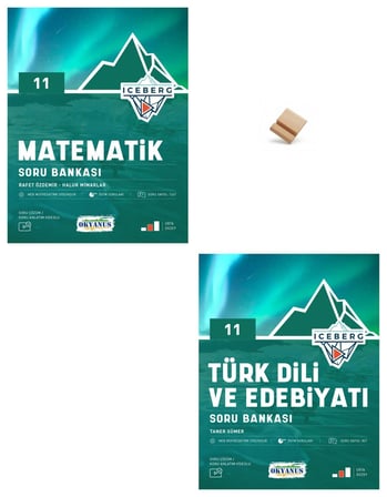 Okyanus 11. Sınıf Iceberg Matematik ve Edebiyat Soru Bankası + Telefon Standı