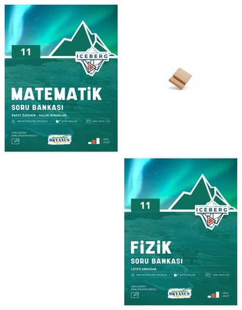 Okyanus 11. Sınıf Iceberg Matematik ve Fizik Soru Bankası + Telefon Standı