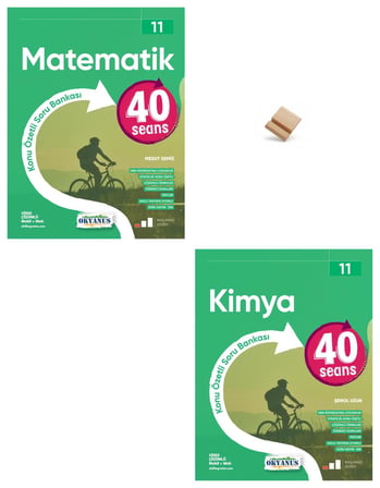 Okyanus 11. Sınıf 40 Seans Matematik ve Kimya + Telefon Standı