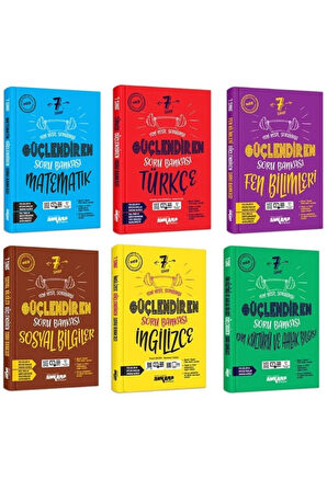 Ankara 7. Sınıf Güçlendiren Soru Bankası Seti Tam Set 6 Kitap 2023