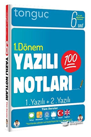 6.sınıf Yazılı Notları 1.dönem 1 Ve 2.yazılı Tonguç Akademi