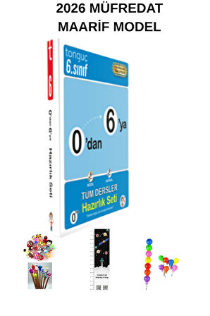 Tonguç 0'dan 6'ya Konu Anlatımlı Soru Bankası SETİ 2026 MAARİF MODELİ (UZAY A+EMOJİ K+KALEM B.)YENİ