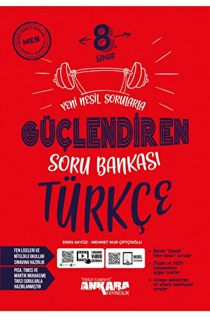 8.sınıf Güçlendiren Soru Bankası Seti 8 Kitap