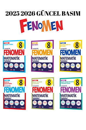 8.Sınıf matematik fasikülleri 6 kitap