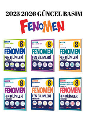 8.Sınıf fen bilimleri fasikülleri 6 kitap