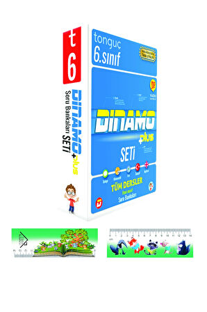 Tonguç 6. Sınıf Dinamo Tüm Dersler Soru Bankası Set 5 Kitap 2022