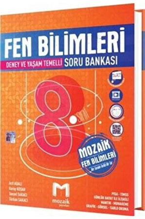 Mozaik Yayınları 8. Sınıf Fen Bilimleri Soru Bankası