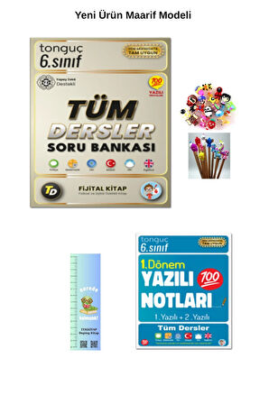 Tonguç 6. sınıf Fijital TD. + 6. Sınıf 1. Dönem Yazılı Notları (Tırtıl A.+Kalem B.)Yeni Ürün 2026
