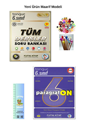 Tonguç 6. Sınıf Fijital Tüm Dersler-ParagrafOn Soru Bankası Seti 2 KİTAP(TIRTIL A.+KALEM B.)