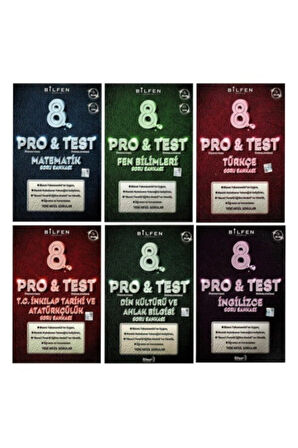 Bilfen 8. Sınıf Protest Soru Bankası Seti