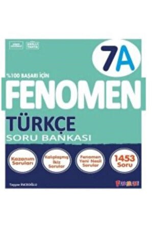 7 Fenomen Yayıncılık Türkçe A + B Soru Bankası