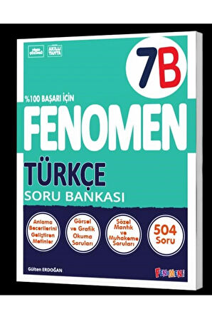 7 Fenomen Yayıncılık Türkçe A + B Soru Bankası