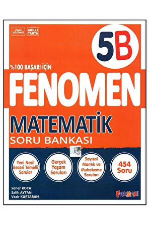 Fenomen 5. Sınıf Matematik Soru Bankası (B)