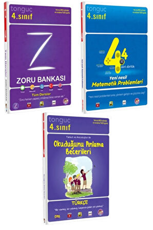 4. Sınıf Şampiyon Paketi Zoru Bankası Dört Dörtlük Matematik Okuduğunu Anlama Becerileri
