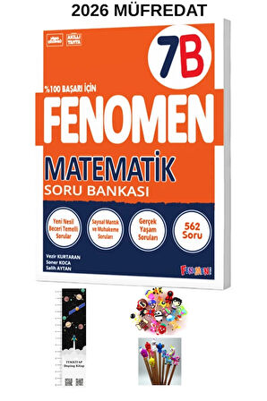 Fenomen 7. Sınıf A-B Matematik Soru Bankası ( 2KİTAP )2026 MÜFREDAT(UZAY A.+ KALEM B.)YENİ ÜRÜN