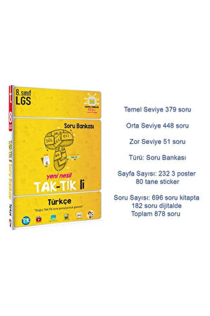 8. Sınıf Taktikli Sözel Set 2022