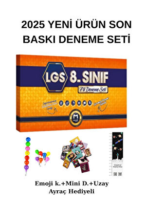 Mozaik Lgs 7 li Deneme Seti 2025(EMOJİ K.+Mini Defter + Uzay A. Hediyeli)Yeni Ürün