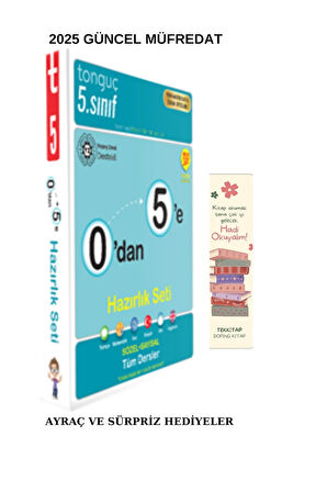 Tonguç 0 dan 5 Tüm Dersler Konu Özetli Soru Bankası (Maarif Modeli )