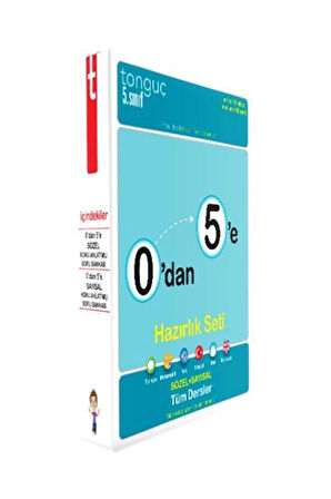 Tonguç 0’dan 5’e Hazırlık Seti Sayısal-sözel 2023-2024