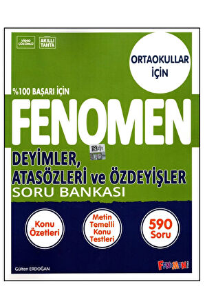 Fenomen 5,6,7 Ve 8. Sınıf Deyimler, Atasözleri Ve Özdeyişler Soru Bankası (9786257174442)
