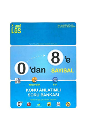 Tonguç 0 Dan 8 E Sayısal K.A. Soru Ban.