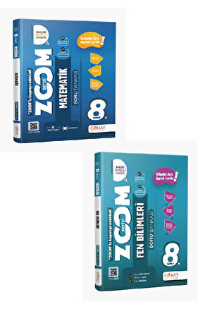 Günay Yayınları 8. Sınıf Zoom Matematik + Fen Bilimleri Seti