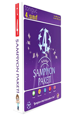 Tonguç 4. Sınıf Tüm Dersler Şampiyon Paketi