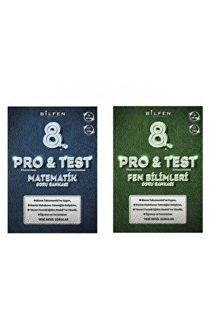 Bilfen Bilimleri 8.sınıf Protest Matematik&fen Bilimleri Soru Bankası Seti