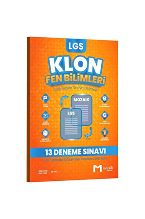 Mozaik 8. Sınıf LGS Fen Bilimleri Klon 13 Deneme Ayraç Hediye