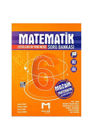 Mozaik 6. Sınıf Matematik Soru Bankası Ayraç Hediye 2025-26 GÜNCEL MÜFREDAT!!