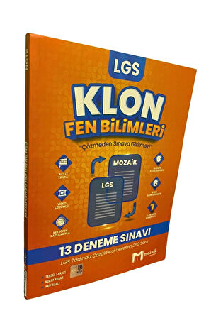 MOZAİK YAYINLARI 8.SINIF FEN BİLİMLERİ KLON DENEME