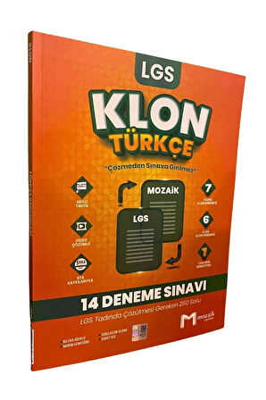 MOZAİK YAYINLARI 8.SINIF TÜRKÇE KLON DENEME
