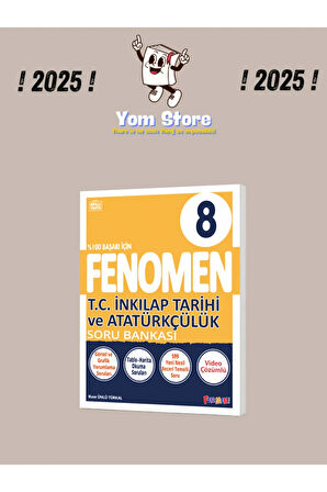 8. Sınıf T.C. İnkılap Tarihi ve Atatürkçülük Soru Bankası 2025