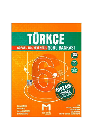 Mozaik Yayınları 6. Sınıf Türkçe Soru Bankası Ayraç Hediye