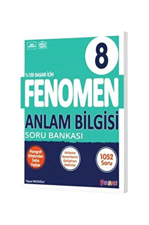 8.Sınıf Fenomen Yayıncılık Anlam Bilgisi + A Paragraf +B Paragraf Soru Bankası Seti