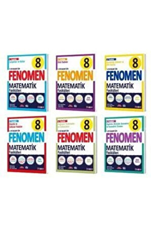 8.Sınıf Fenomen Matematik Fasikülü + Fenomen A Matematik Soru Bankası  +  Matematik B Soru Bankası