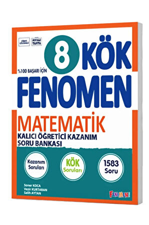 Fenomen Yayınları 8 Sınıf Matematik KÖK Soru Bankası LGS