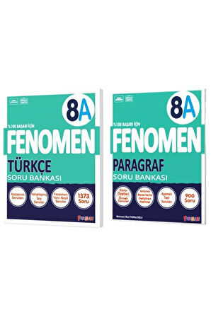 Fenomen Okul 2025 8. Sınıf Türkçe + Paragraf B Serisi Soru Bankası Seti 2 Kitap