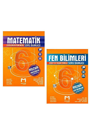6. Sınıf Matematik Ve Fen Bilimleri Soru Bankası Seti 2 Kitap