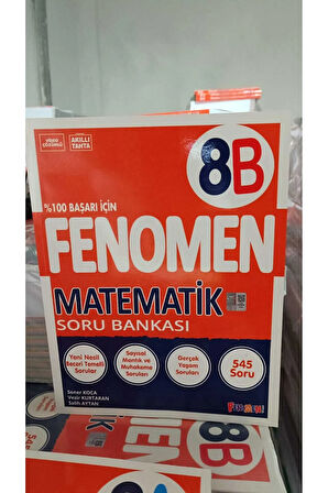 8. Sınıf Matematik Soru Bankası Fenomen-A-B 2023