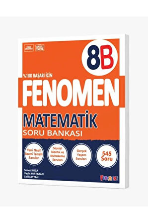FENOMEN-ÇANTA YAYINLARI 8.SINIF Matematik Soru Bankası A-B