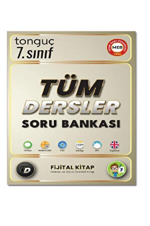 Tonguç 7. Sınıf Tüm Dersler Soru Bankası Fijital Kitap