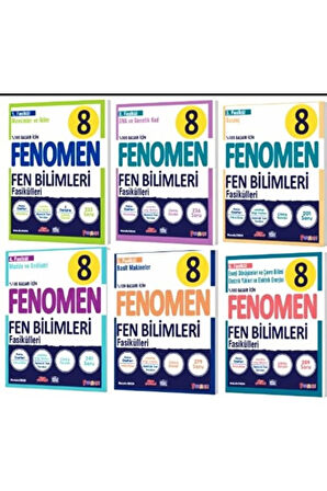 Fenomen Yayınları Fenomen 8 Fen Bilimleri 1.2.3.4.5.6 Fasikül