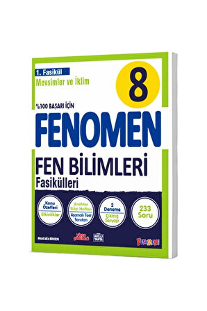 Fenomen Yayınları Fenomen 8 Fen Bilimleri 1.2.3.4.5.6 Fasikül